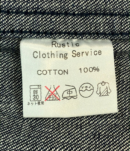 美品 Rustic Clothing Service 長袖シャツ デニム メンズ SIZE L ラスティック クロージング サービス