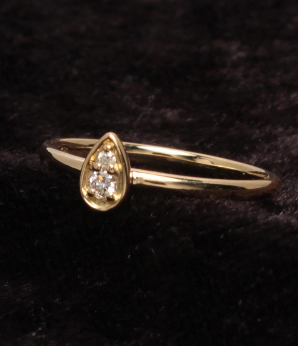 美品 リング 指輪 K18 ダイヤ レディース SIZE 5号