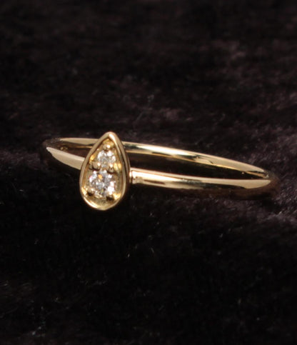 美品 リング 指輪 K18 ダイヤ レディース SIZE 5号