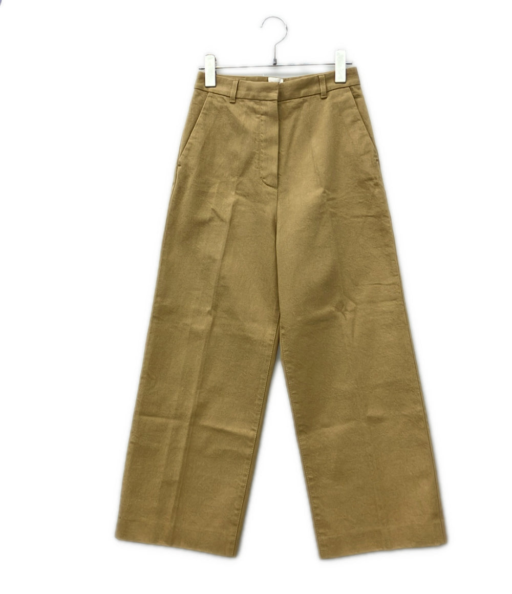 美品 HERMES タックデニムパンツ 07-7402 レディース SIZE 34 (XS) エルメス