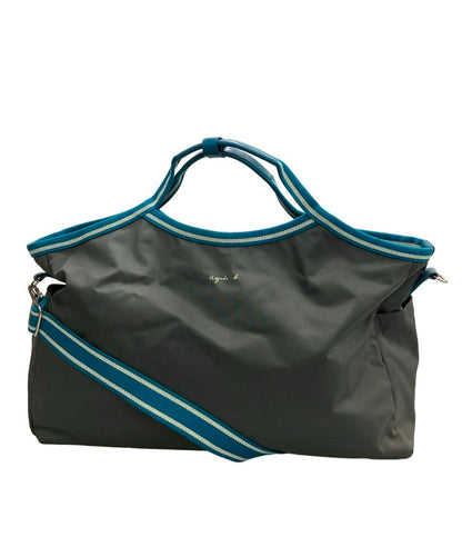 アニエスベー 2wayボストンバッグ ショルダーバッグ 斜め掛け レディース agnes b.