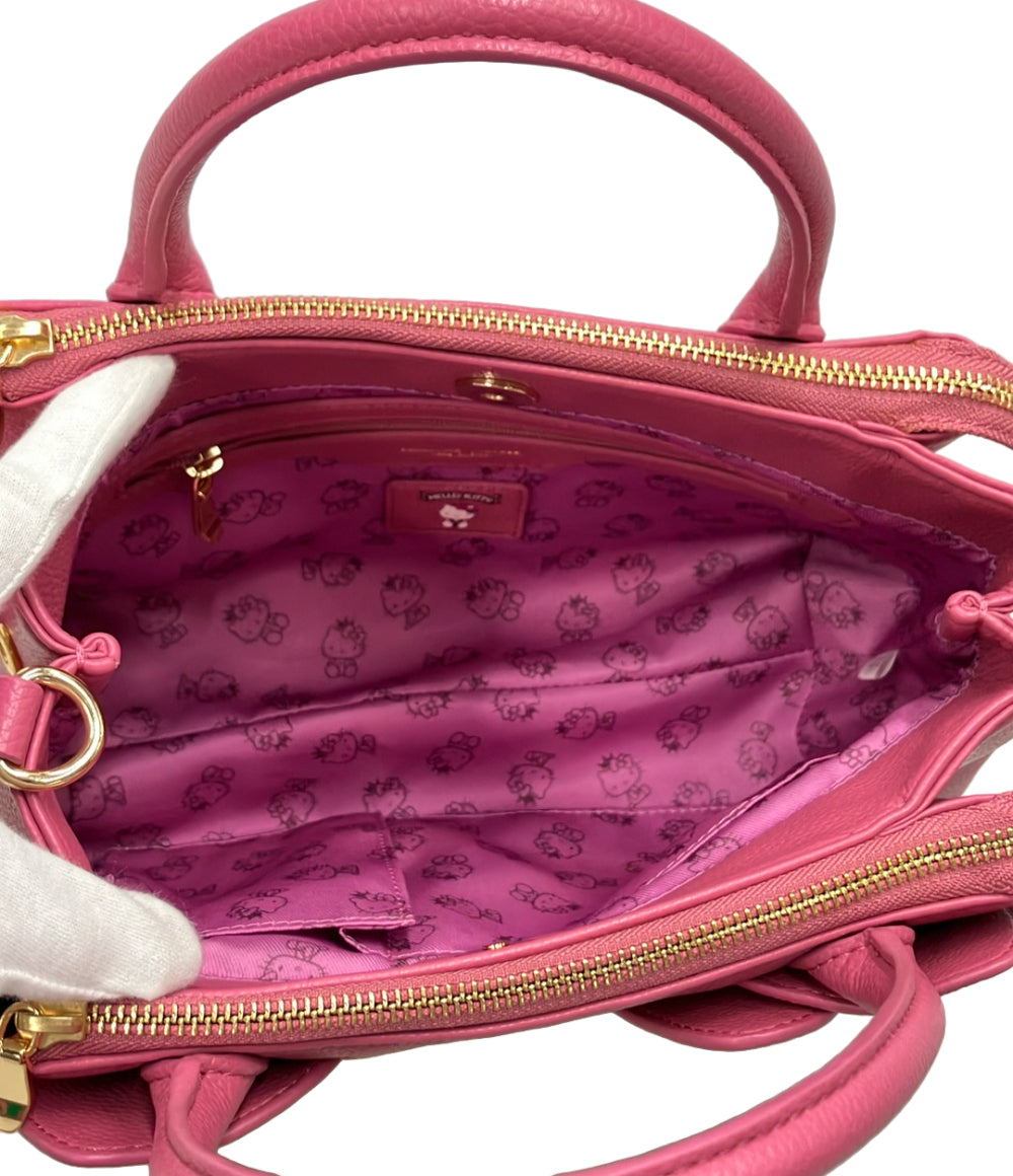 美品 Samantha Thavasa Petit Choice 2way ハンドバッグ ショルダーバッグ 斜め掛け ハローキティ50周年記念 レディース サマンサタバサプチチョイス