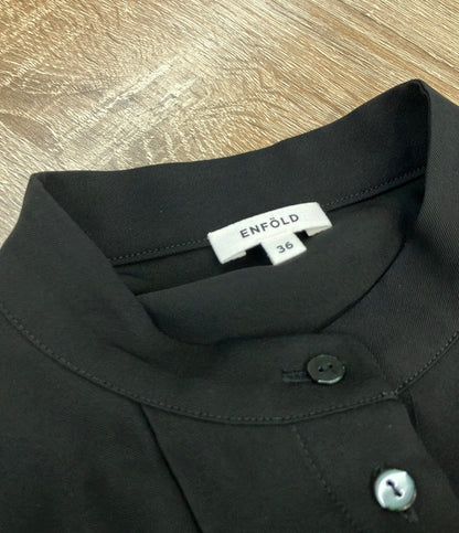 ENFOLD 長袖ワンピース サーキュラード シャツモード 2023SSは レディース SIZE 36 (S) エンフォルド