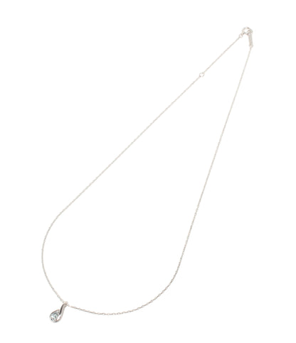 4℃ ネックレス K10 アクアマリン レディース ヨンドシー