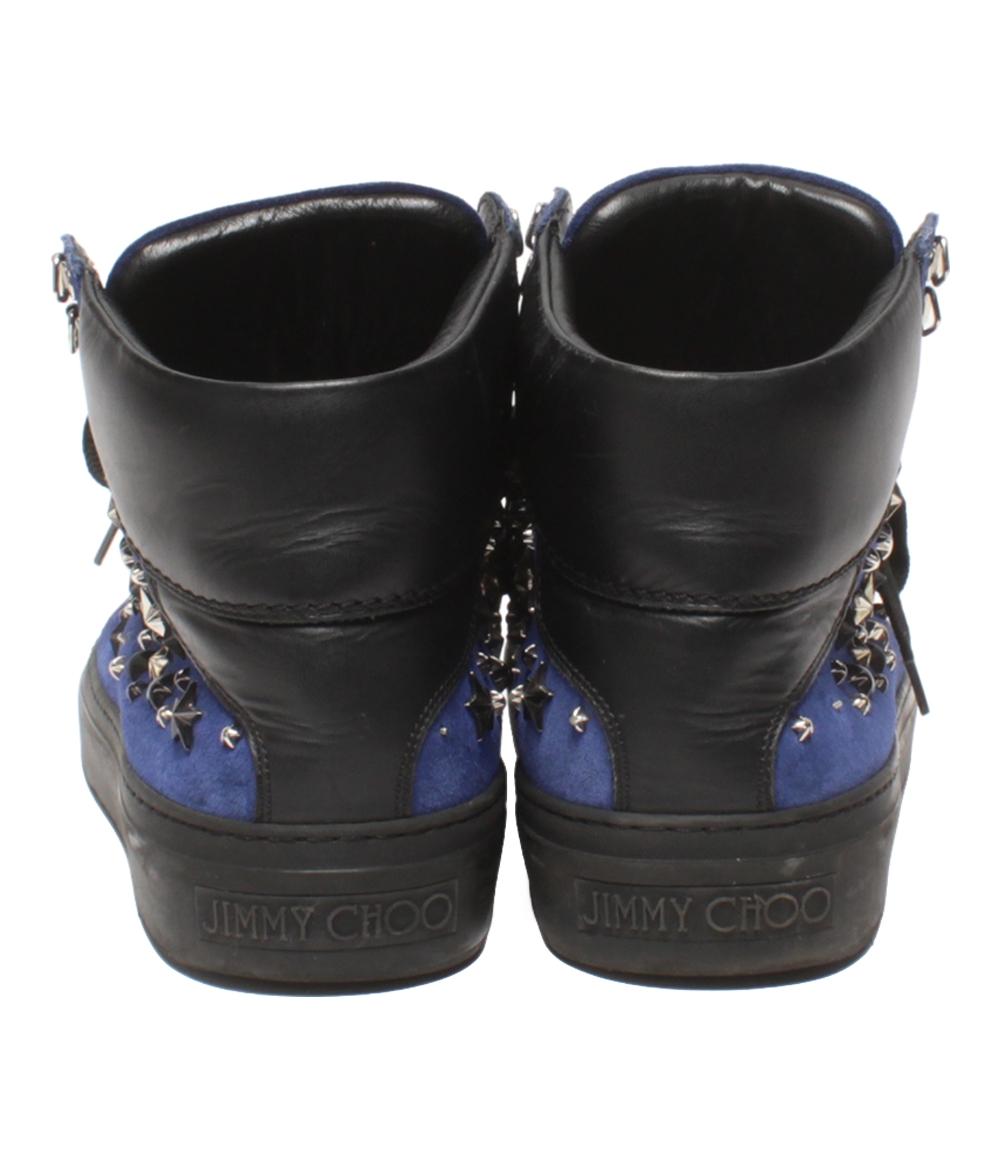 Jimmy Choo ハイカットスニーカー スタースタッズ メンズ SIZE 42 26