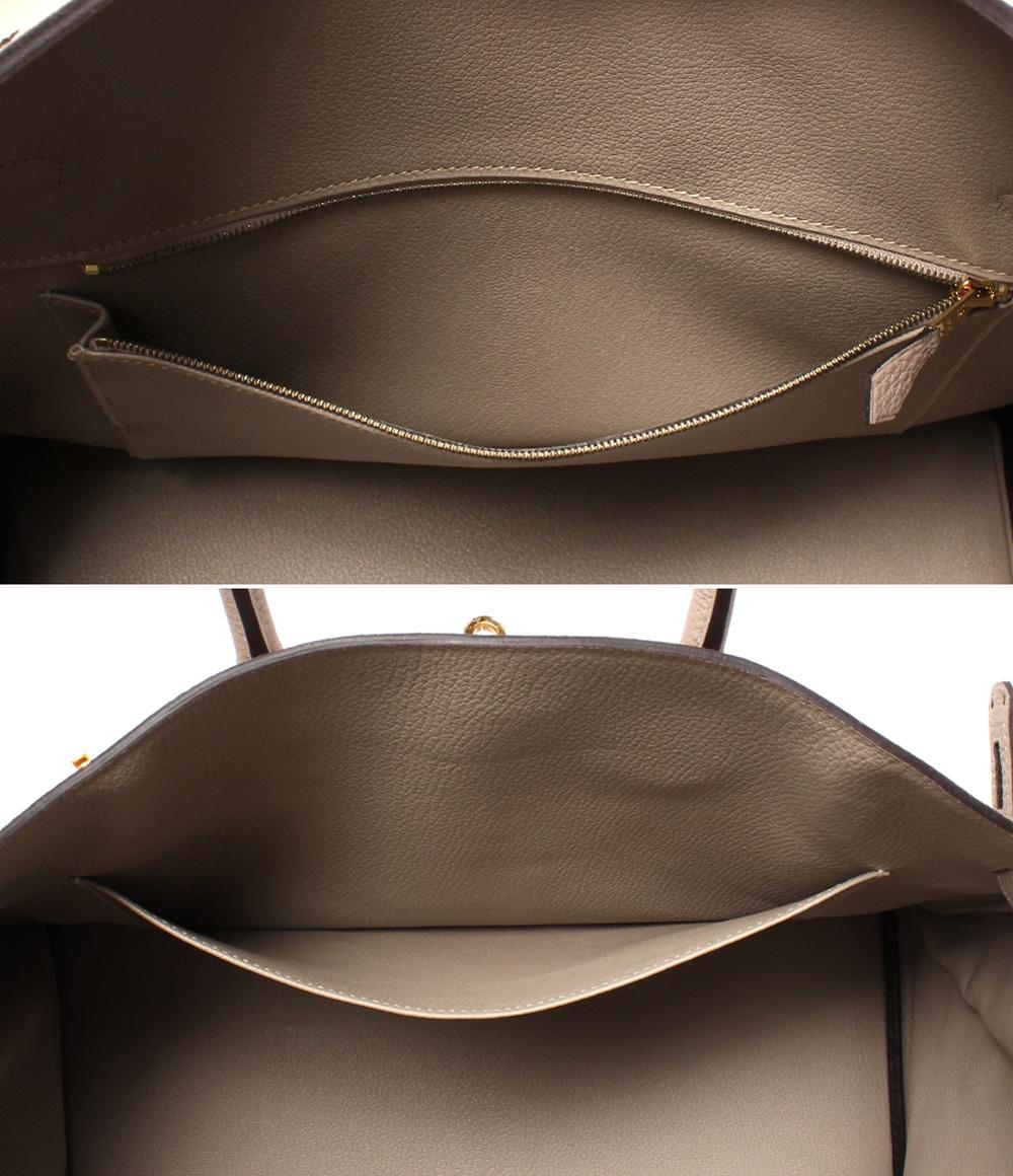 HERMES ハンドバッグ T刻印 ゴールド金具 トゴ 内縫い バーキン35 レディース エルメス