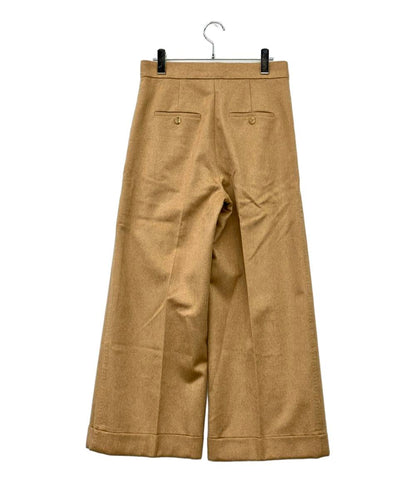 MAX MARA ウールワイドタックパンツ レディース SIZE 38 (M) マックスマーラ