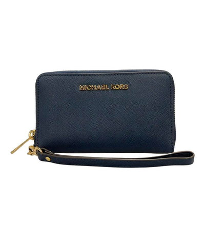 MICHAEL KORS ラウンドファスナー長財布 スマホケース レザー 32H4GTVE9L レディース マイケルコース