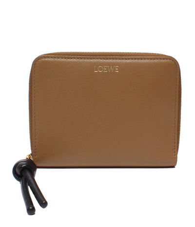 LOEWE ラウンドファスナー二つ折り財布 ノットコンパクトジップアラウンドウォレット ノット レディース ロエベ