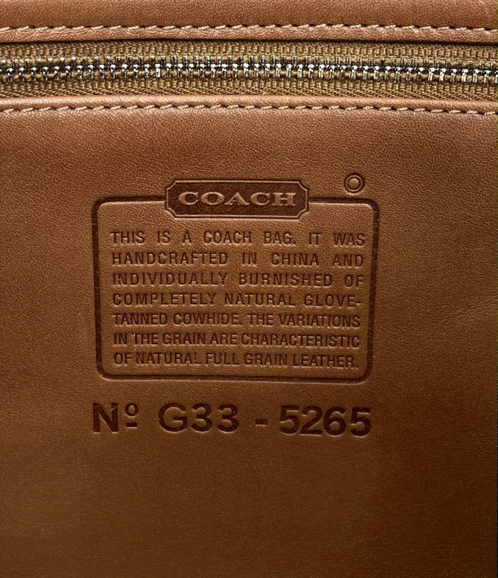 COACH ブリーフケース ショルダーバッグ 2WAY 斜め掛け レザー 5265 メンズ コーチ