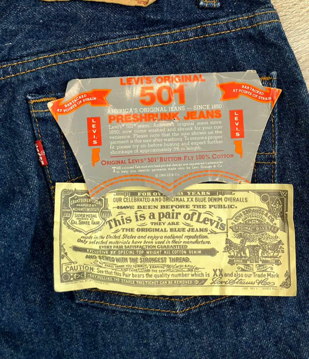 美品 Levi's 501 デニムパンツ デッドストック メンズ SIZE W28 L30 リーバイス