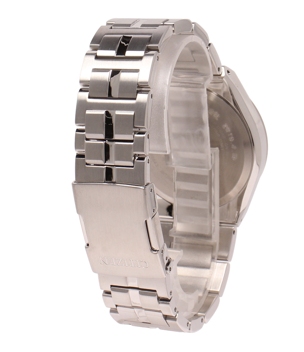 美品 CITIZEN 腕時計 電波ソーラー エコドライブ ソーラー ブラック H145-S116643 メンズ シチズン