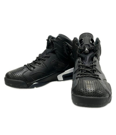 訳あり ナイキ ミドルカットスニーカー エア ジョーダン 6 レトロ ブラックキャット 384664-020 メンズ SIZE 27.0 (L) NIKE