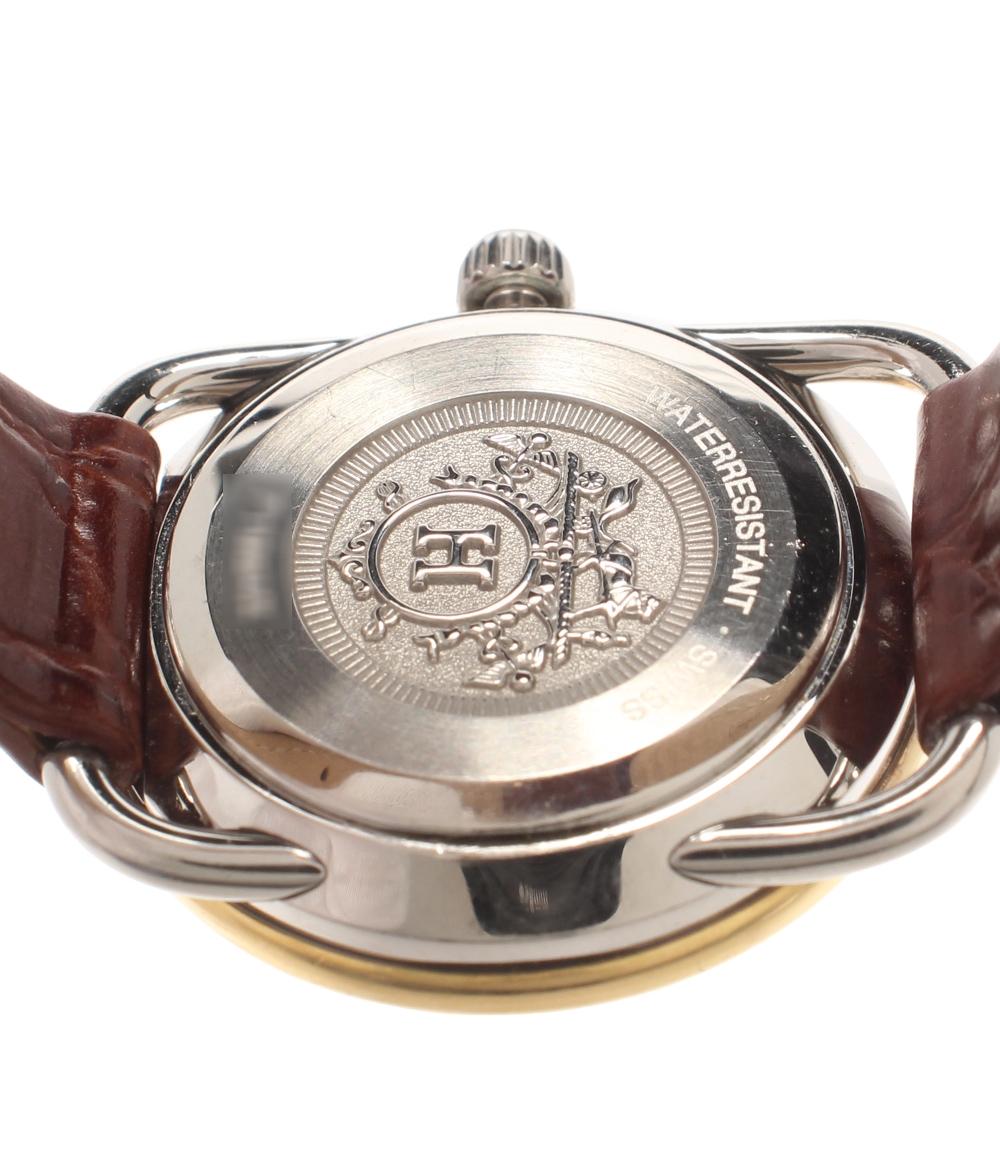 エルメス Hermes アルソー クォーツ 時計 腕時計 レディース 送料無料 【中古】 Arceau エルメス 時計 アルソー レディース K18ゴールドコンビ