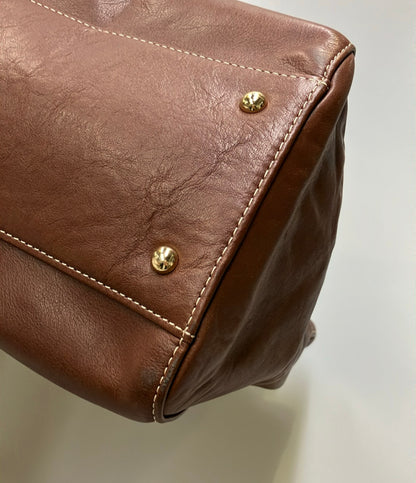 russet トートバッグ レザー アナグラム柄 レディース ラシット