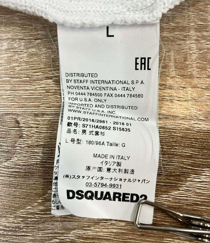 DSQUARED2 長袖パーカー 切り替し S71HA0652 メンズ SIZE Ｌ ディースクエアード