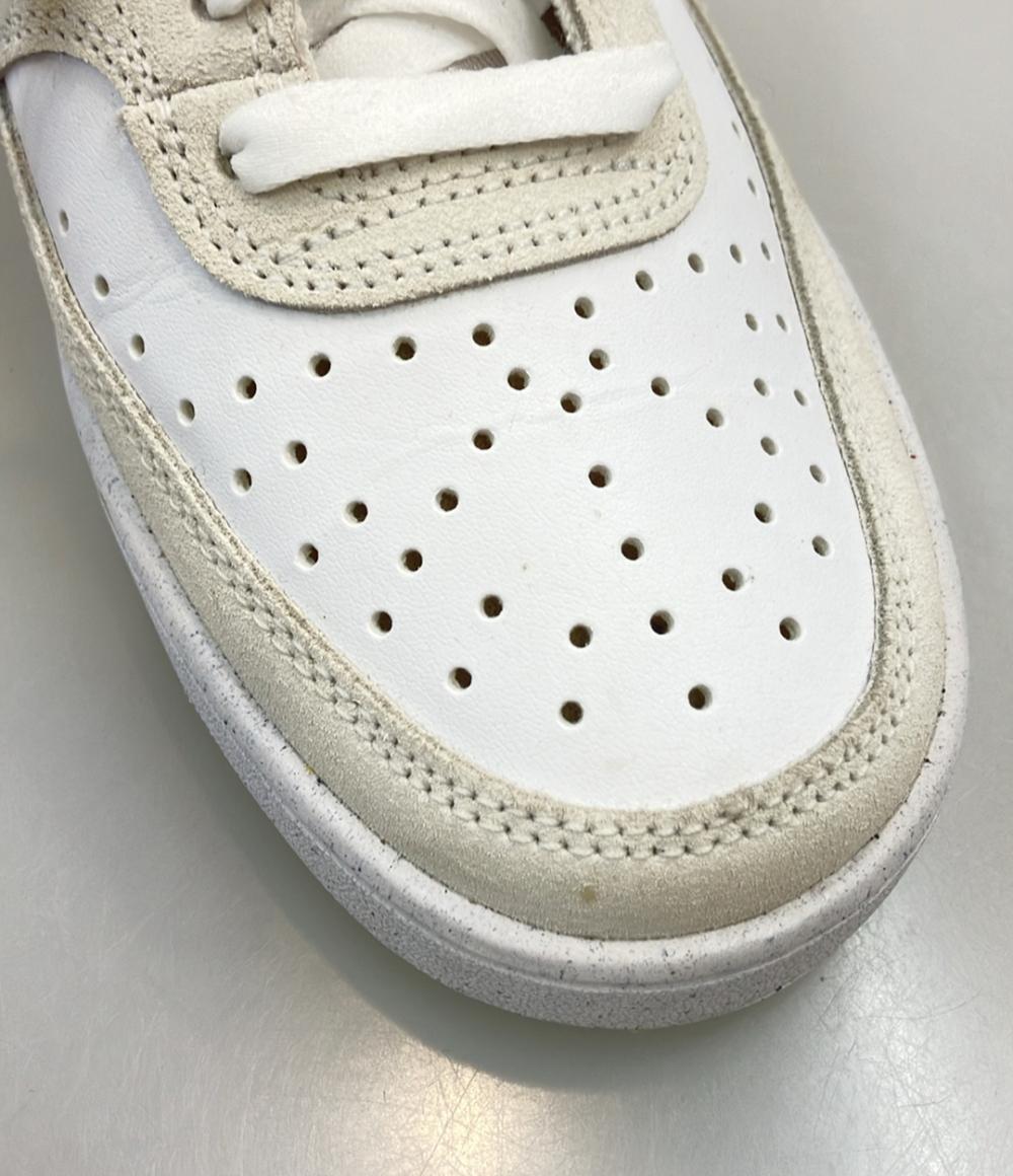 NIKE ローカットスニーカー COURT VISION FQ7628-100 レディース SIZE 24.5 (L) ナイキ