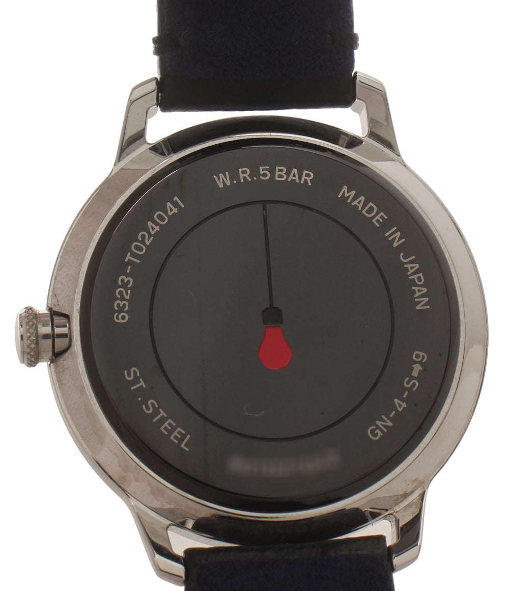 美品 Paul Smith 腕時計 チャーチストリート クオーツ ホワイト 6223-T024041 メンズ ポール・スミス