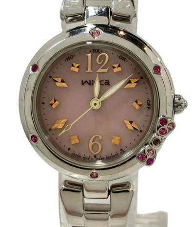 CITIZEN 腕時計 wicca ウィッカ ソーラー ピンク H336-R005219 レディース シチズン