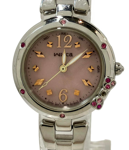 CITIZEN 腕時計 wicca ウィッカ ソーラー ピンク H336-R005219 レディース シチズン