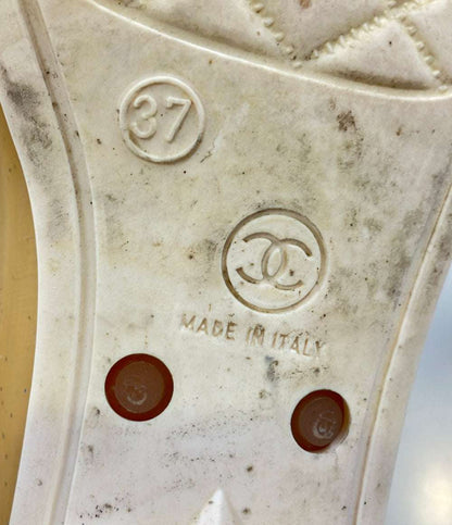 CHANEL レインブーツ カメリアフラワー ココマーク レディース SIZE 37 (24.5cm) シャネル