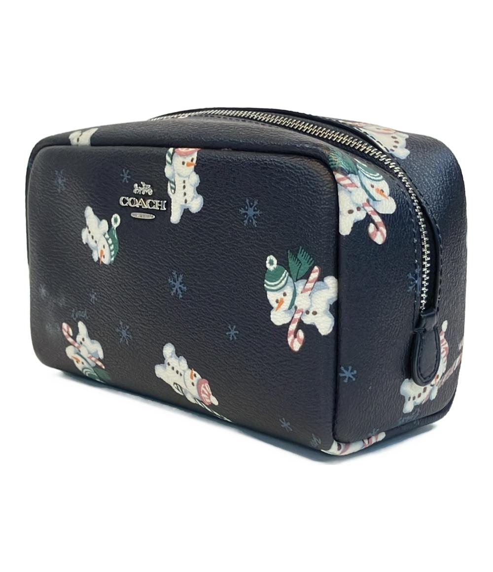コーチ る ポーチ 雪だるま柄 レディース COACH