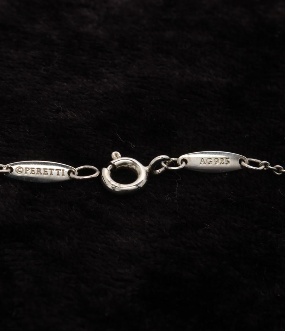 美品 ティファニー ネックレス SV925 バイザヤード 1Pダイヤ レディース TIFFANY&Co.
