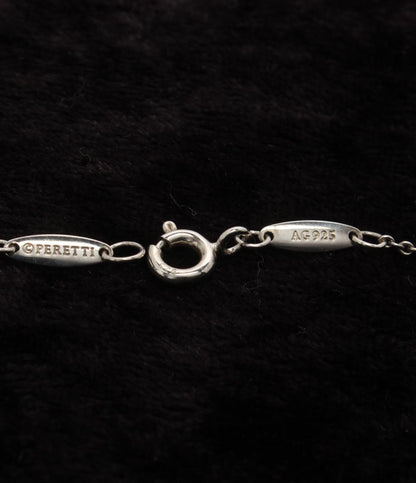 美品 ティファニー ネックレス SV925 バイザヤード 1Pダイヤ レディース TIFFANY&Co.