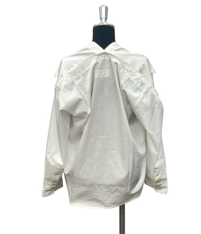 MM6 Maison Margiela ポプリンルーズロングスリーブシャツ 変形長袖シャツ S52DL0207 レディース SIZE 36 (XS) エムエムシックス メゾンマルジェラ
