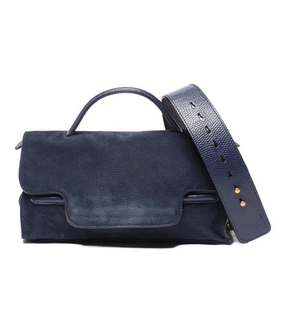 ZANELLATO 2way ハンドバッグ ショルダーバッグ 肩掛け スエード NINA レディース ザネラート