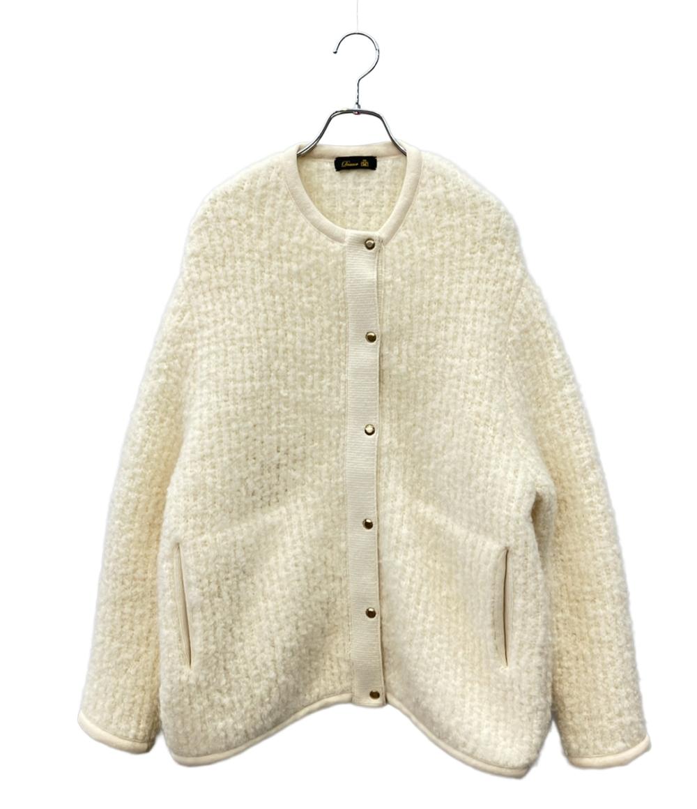 Drawer 長袖 ボタンニットカーディガン レディース SIZE 8 ドゥロワー