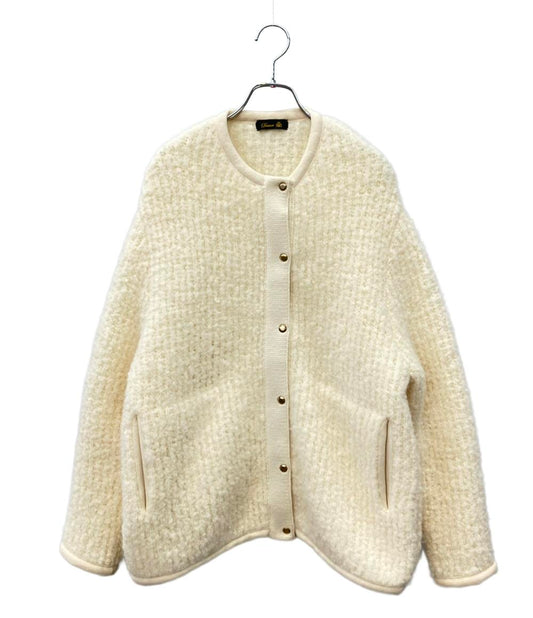 Drawer 長袖 ボタンニットカーディガン レディース SIZE 8 ドゥロワー