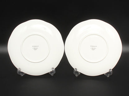 美品 WEDGWOOD プレート 皿 4点セット 21cm バタフライ ブルーム ウエッジウッド