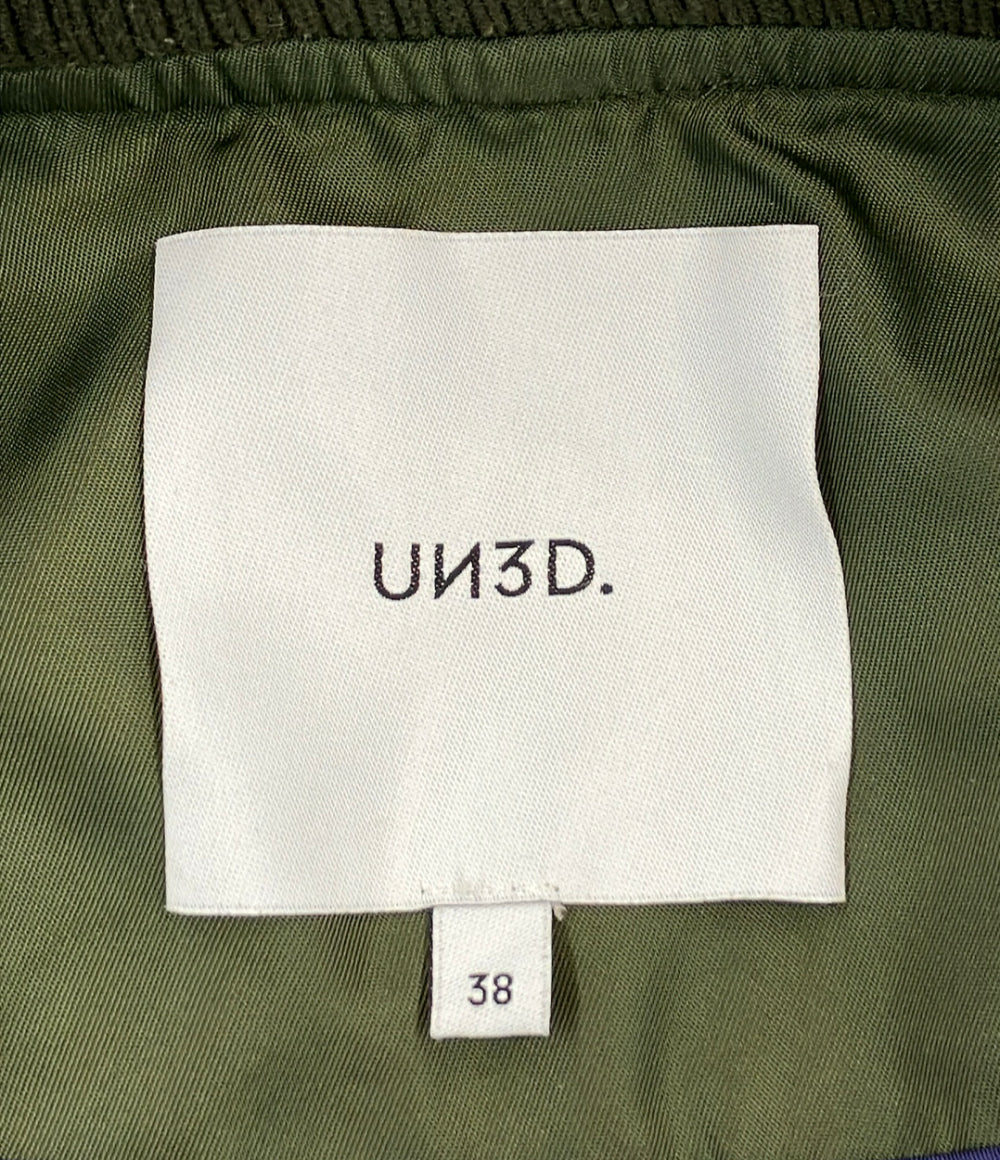 美品 UN3D MA-1 マウンテンフーディブルゾン レディース SIZE 38 (M) アンスリード
