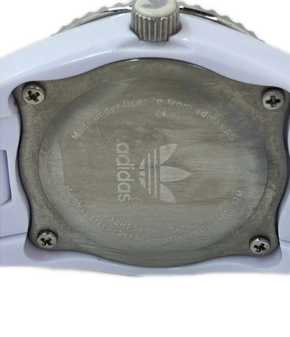 美品 adidas 腕時計 クオーツ ホワイト ADH2941 レディース アディダス