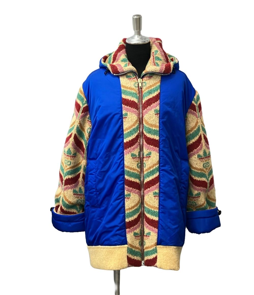 美品 グッチ アディダス リバーシブル ニット ブルゾン レディース SIZE XXS GUCCI adidas