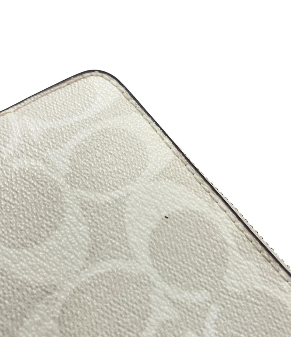 コーチ ポーチ キャンバス レザー シグネチャー CS602 レディース COACH