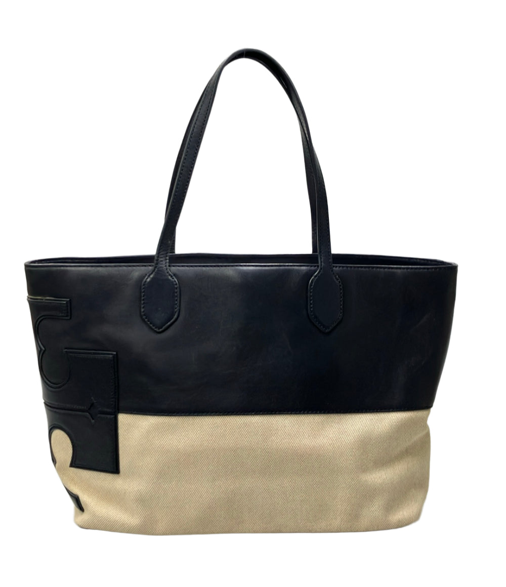 Tory Burch トートバッグ レザー キャンバス レディース トリーバーチ