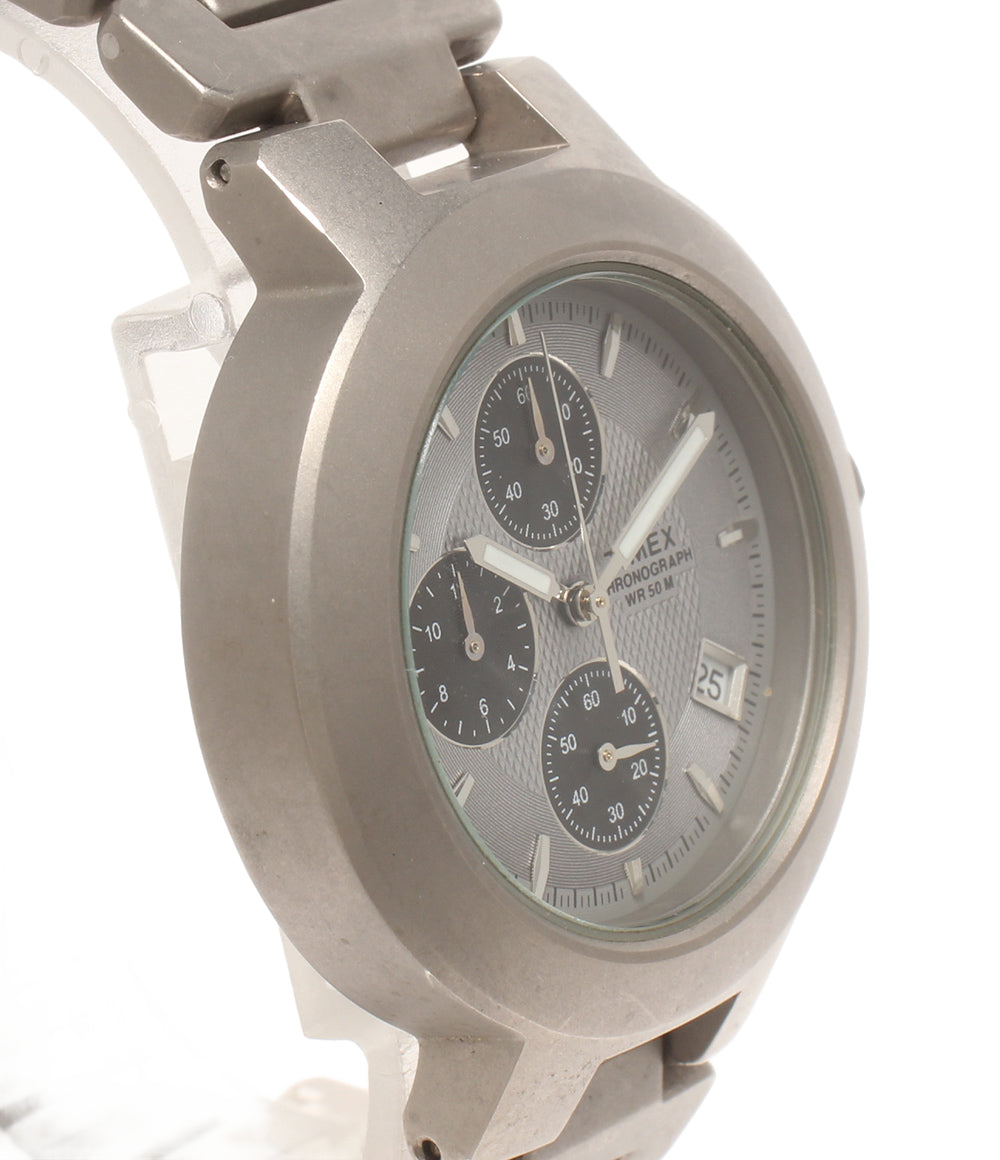 TIMEX 腕時計 クオーツ シルバー レディース メンズ タイメックス