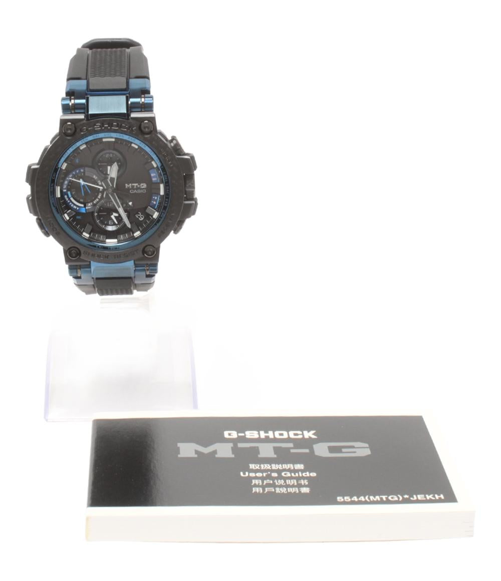 美品 カシオ 腕時計 G-SHOCK ソーラー ブラック MTG-B1000BD-1AJF メンズ CASIO