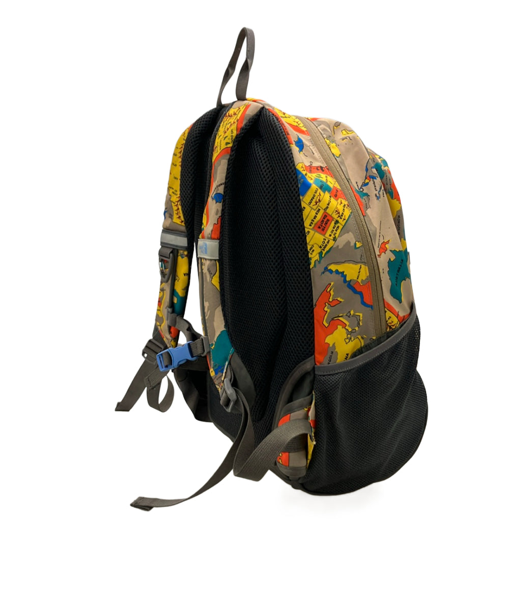 美品 THE NORTH FACE リュック デイパック 地図柄 ラウンディ Roundy NMJ72202 キッズ ザ・ノース・フェイス