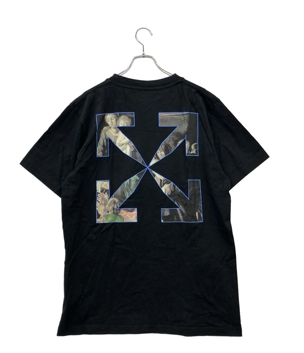 OFF-WHITE 半袖Tシャツ カラヴァッジョ OMAA027E20JER008 メンズ SIZE XL オフホワイト