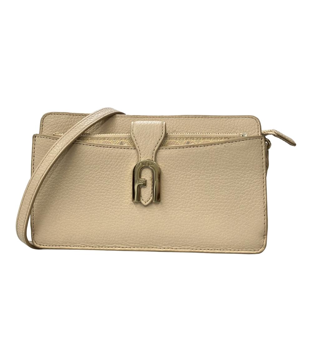 FURLA フルラ リーヴァ レザー ショルダーバッグ ウォレット ベージュ系 Amazon | [フルラ] ショルダーバッグ リーヴァ Lサイズ お財布