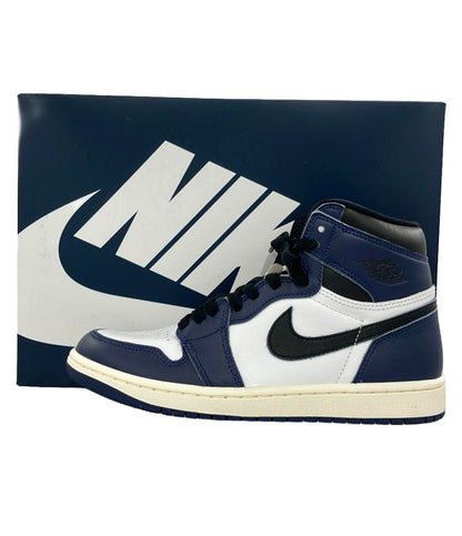 美品 ナイキ ハイカットスニーカー AIR JORDAN 1 RETRO HIGH OG DZ5485-401 レディース SIZE 24.5 (L) NIKE