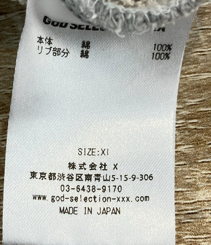 GOD SELECTION XXX パーカー 長袖 バッドマンガールプリント ストリート メンズ SIZE XL ゴッド セレクション トリプルエックス