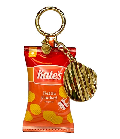 美品 kate spade スナック タイム パテント バッグ チャーム レディース ケイトスペード