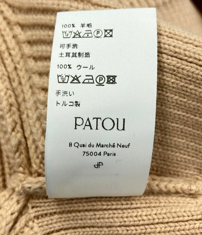 美品 PATOU 長袖ニット クロップドニット レディース SIZE XL パトゥ