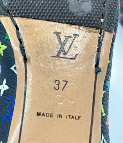 LOUIS VUITTON パンプス モノグラム マルチカラー フラワーモチーフ レディース SIZE 37 (23.5cm) ルイ・ヴィトン