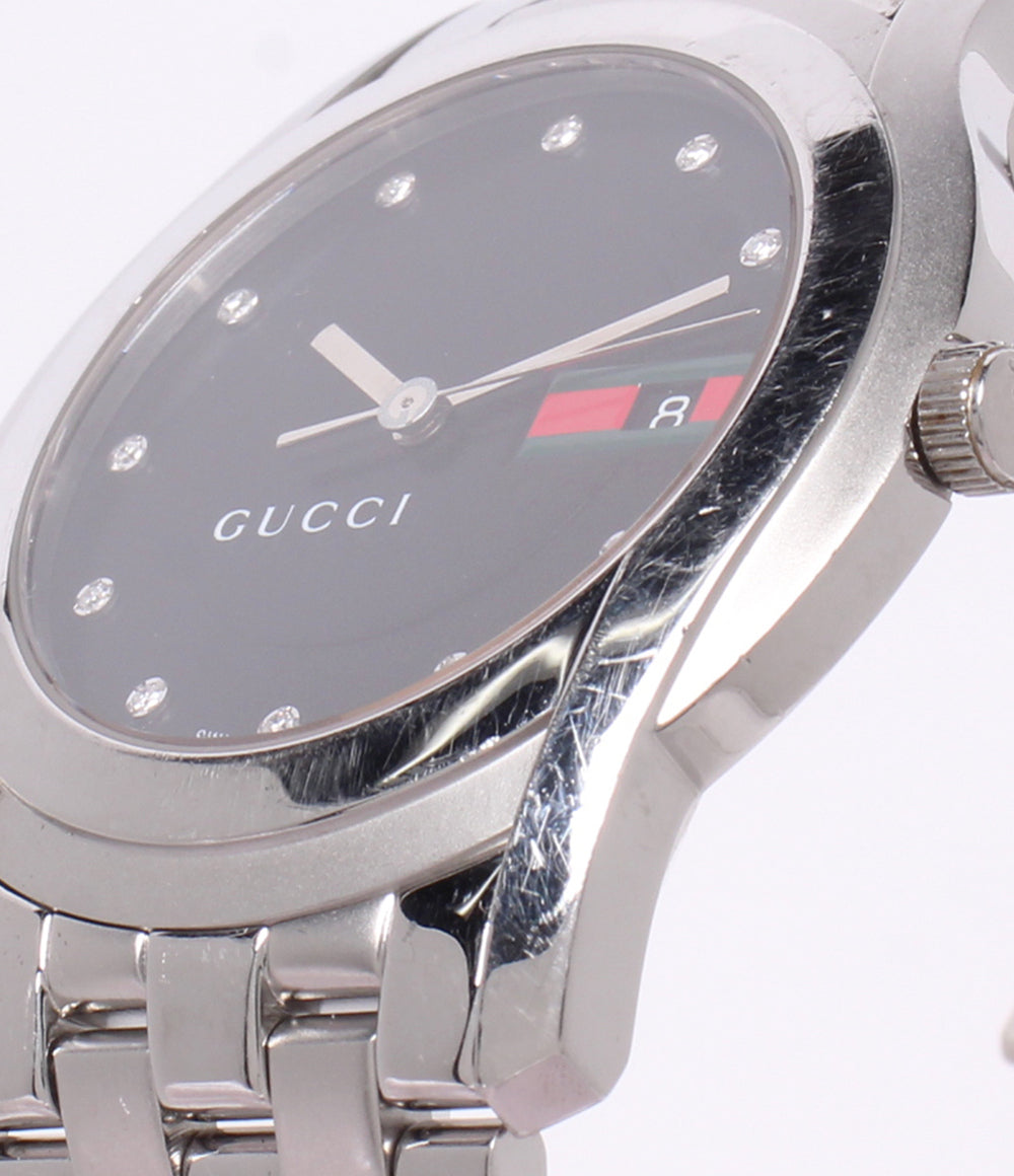 GUCCI 腕時計 クオーツ ブラック 5500XL メンズ グッチ