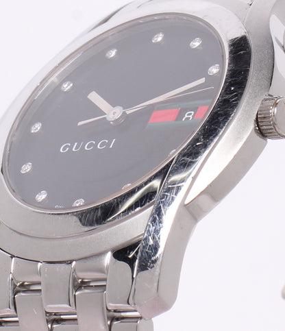 GUCCI 腕時計 クオーツ ブラック 5500XL メンズ グッチ